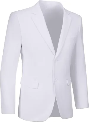Mens Blazer Sports Coat Slim Fit 2 Button Solid Men's Casual Suit Blazer Jackets