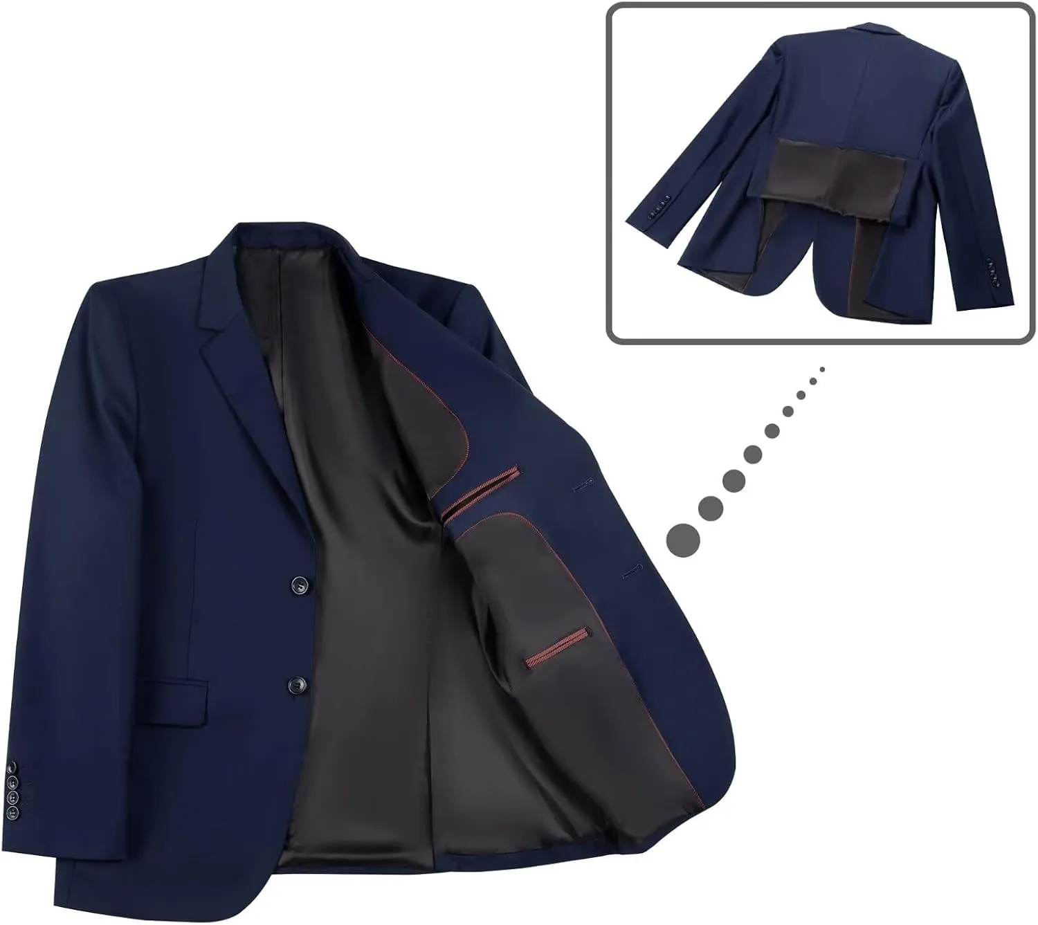 Mens Blazer Sports Coat Slim Fit 2 Button Solid Men's Casual Suit Blazer Jackets