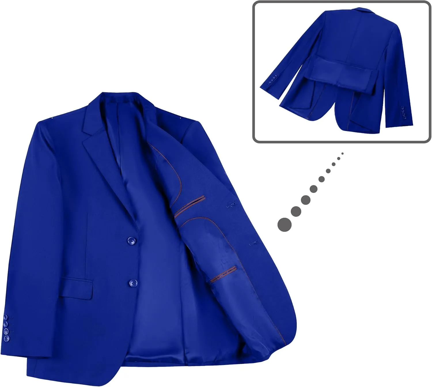 Mens Blazer Sports Coat Slim Fit 2 Button Solid Men's Casual Suit Blazer Jackets