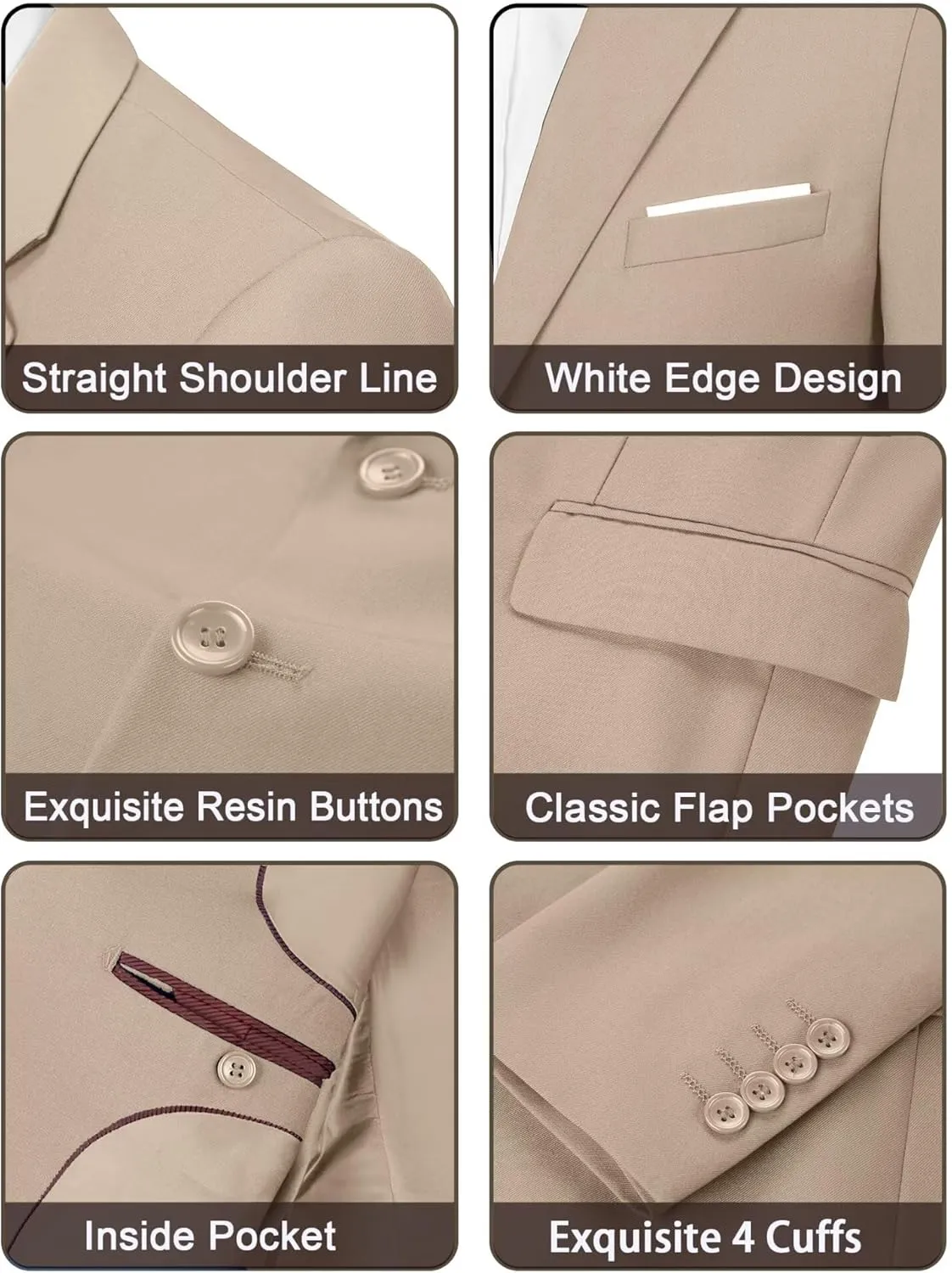 Mens Blazer Sports Coat Slim Fit 2 Button Solid Men's Casual Suit Blazer Jackets