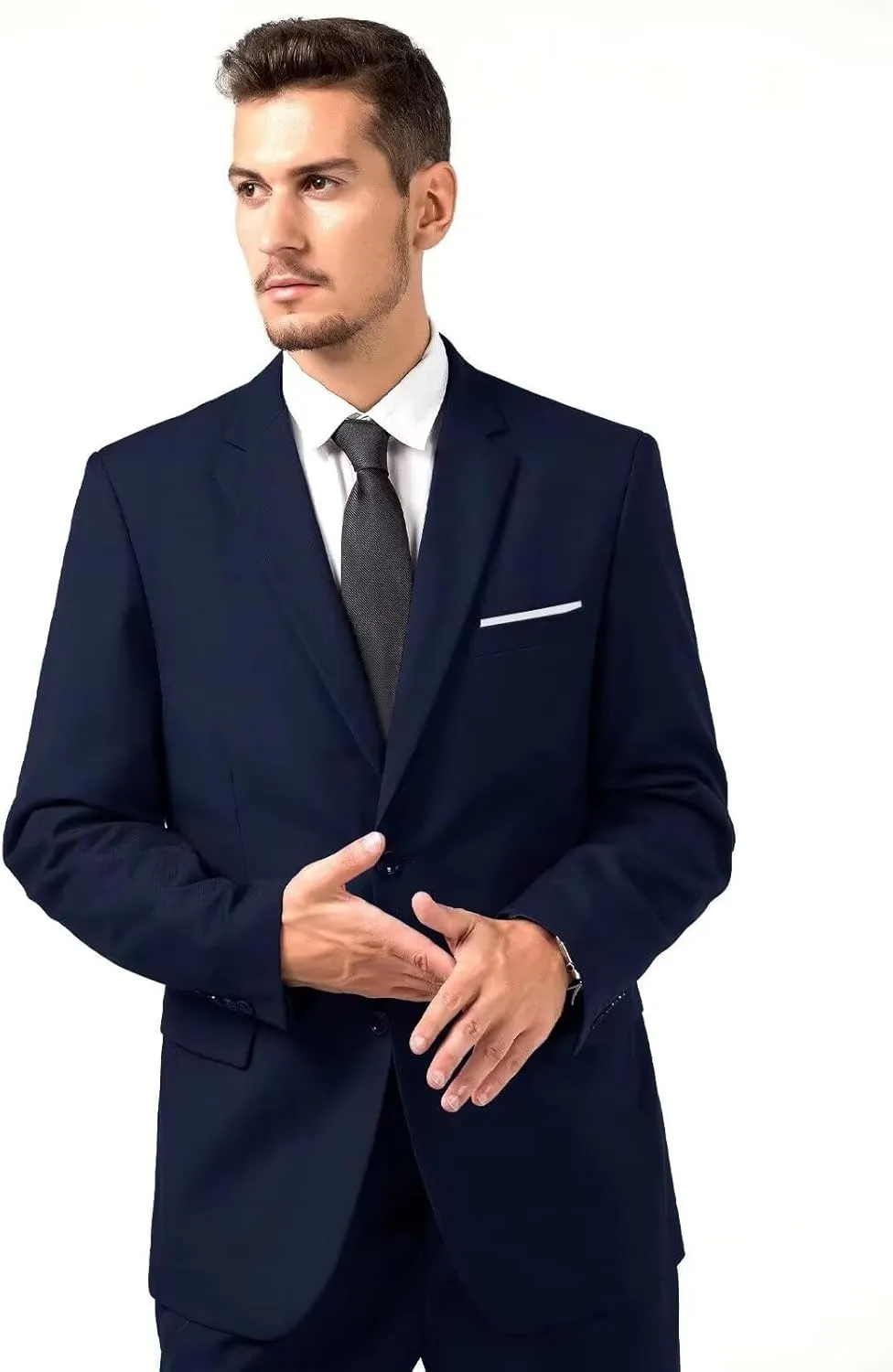 Mens Blazer Sports Coat Slim Fit 2 Button Solid Men's Casual Suit Blazer Jackets