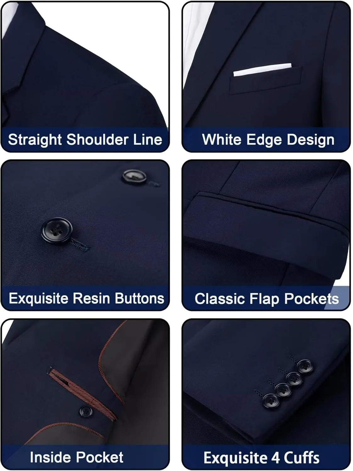 Mens Blazer Sports Coat Slim Fit 2 Button Solid Men's Casual Suit Blazer Jackets