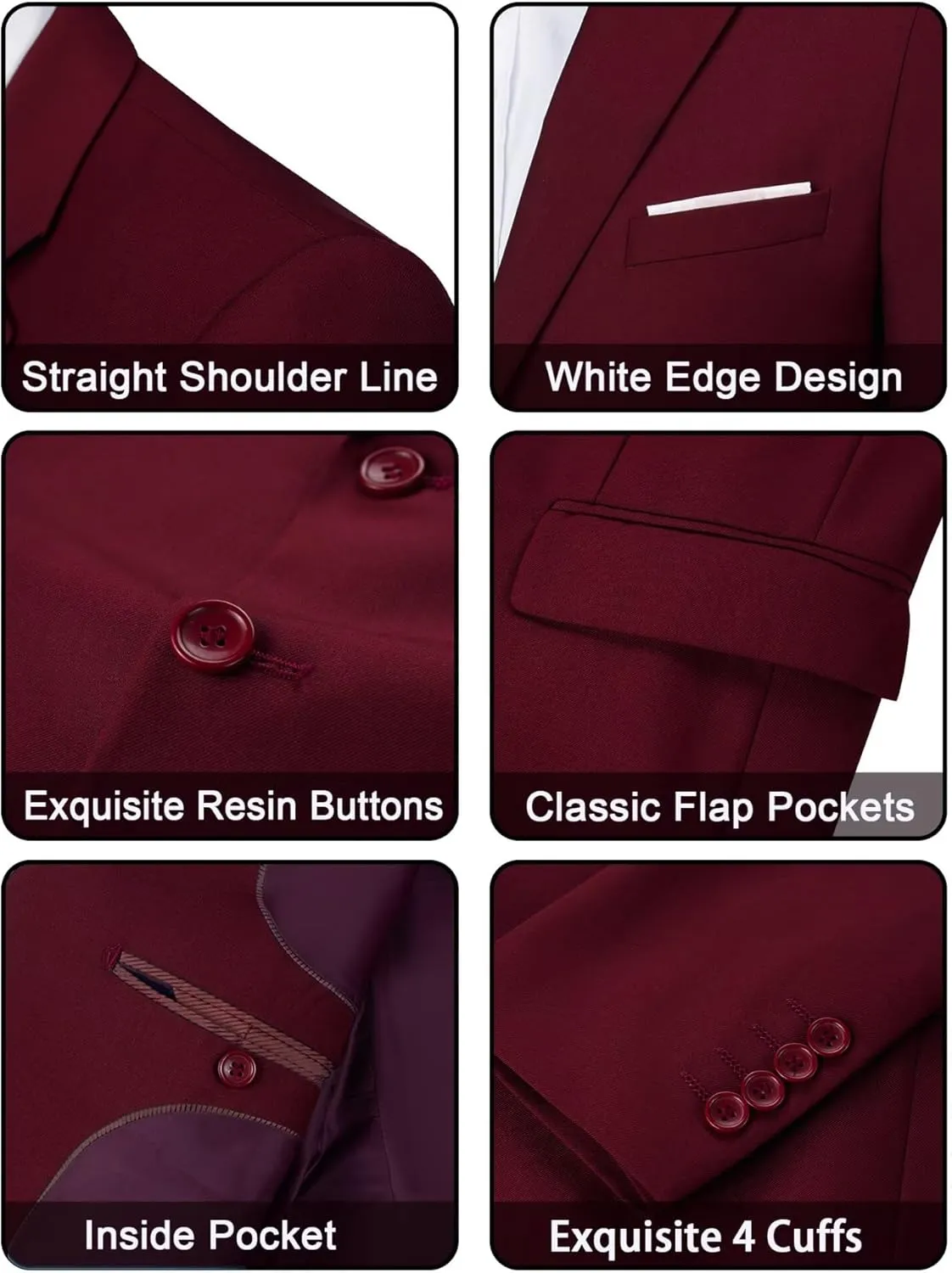 Mens Blazer Sports Coat Slim Fit 2 Button Solid Men's Casual Suit Blazer Jackets