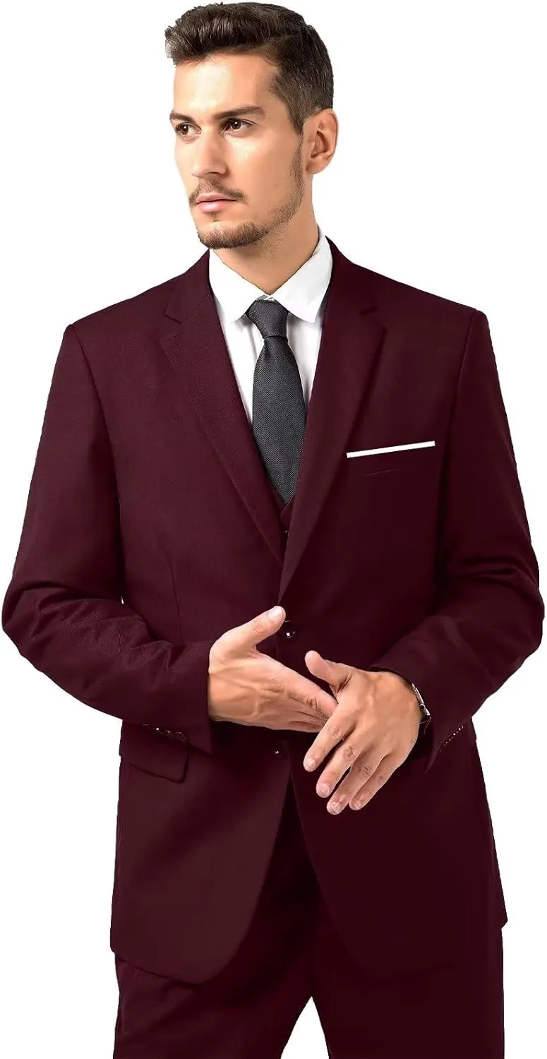 Mens Blazer Sports Coat Slim Fit 2 Button Solid Men's Casual Suit Blazer Jackets