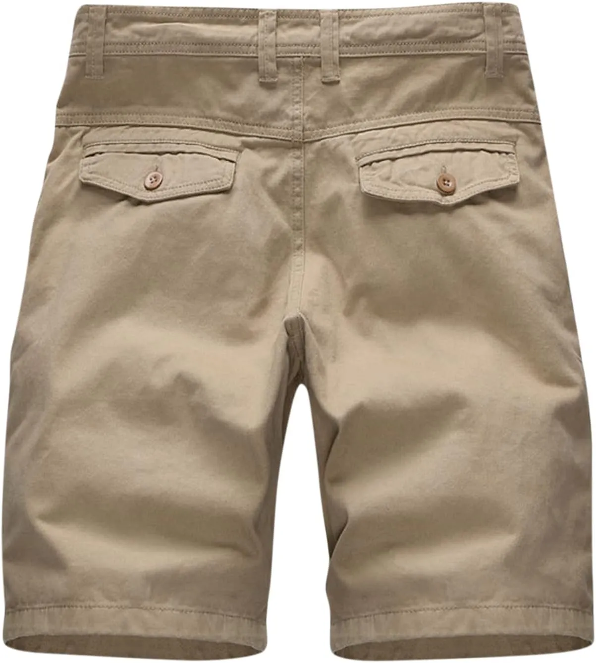 Men's Cargo Shorts Classic Casual Relaxed Fit Shorts Below Knee Length Multi Pocket 3/4 Capri Pants