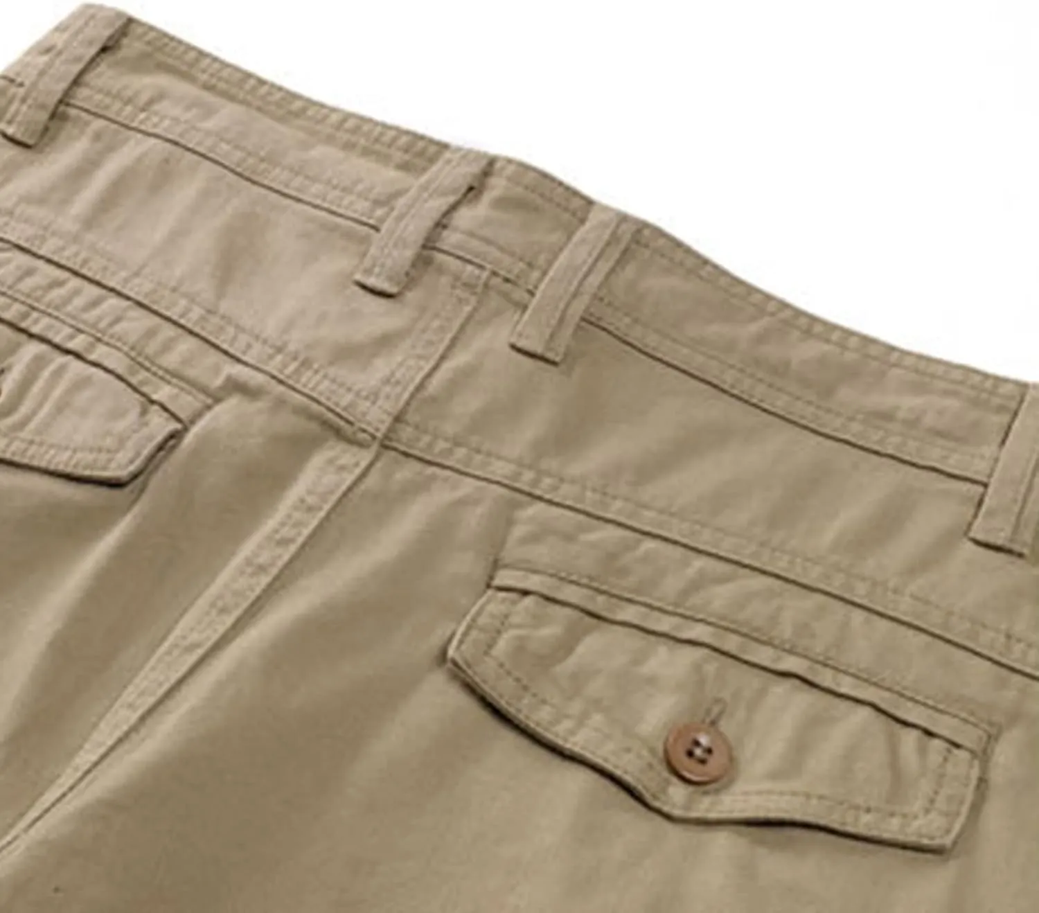 Men's Cargo Shorts Classic Casual Relaxed Fit Shorts Below Knee Length Multi Pocket 3/4 Capri Pants