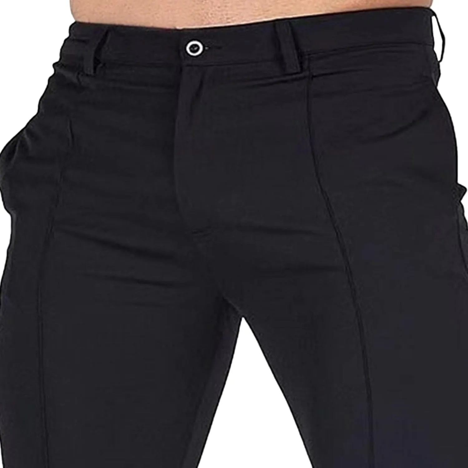 Men's Chinos Casual Dress Pants Skinny Fit Stretch Work Slack Classic Straight Fashion Cargo Trousers