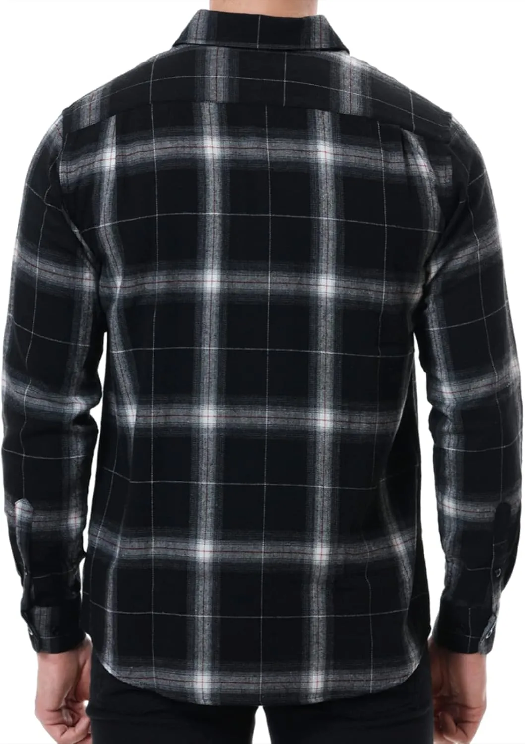 Men??s Flannel Shirts Long Sleeve Casual Button Down Flannel Plaid Shirts for Men Camp Hiking