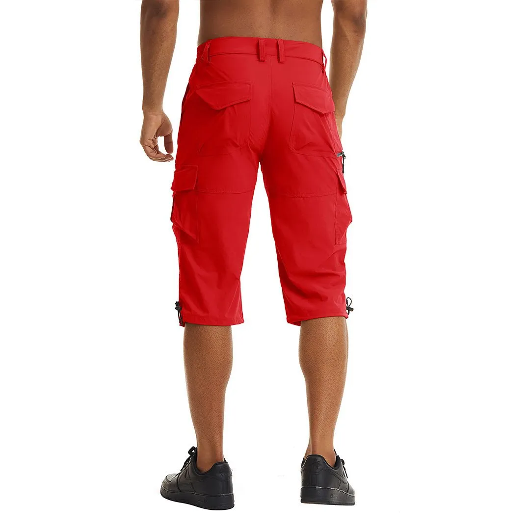 Men's Hiking Shorts 3/4 Quick-Dry Cargo Shorts
