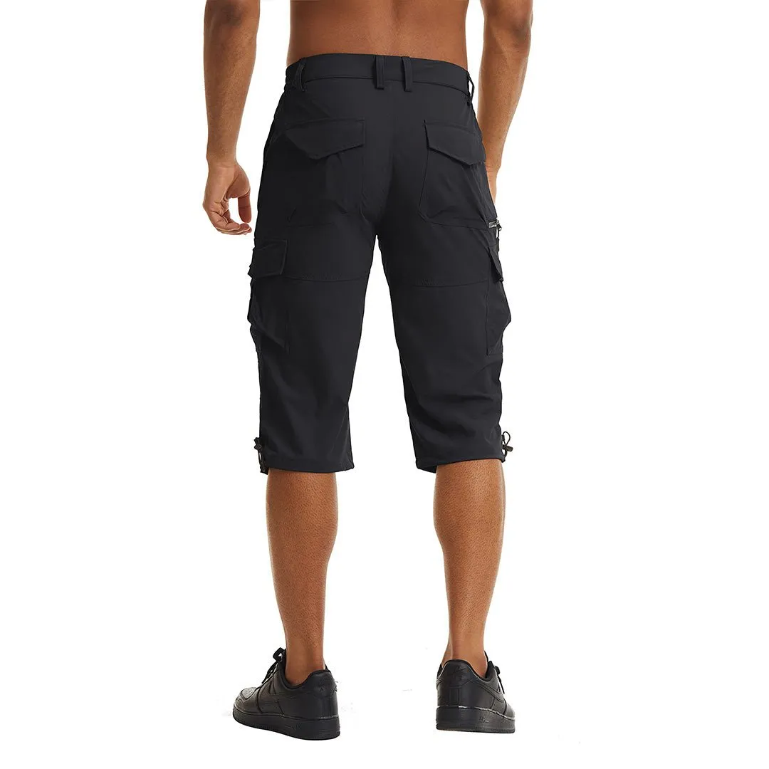Men's Hiking Shorts 3/4 Quick-Dry Cargo Shorts