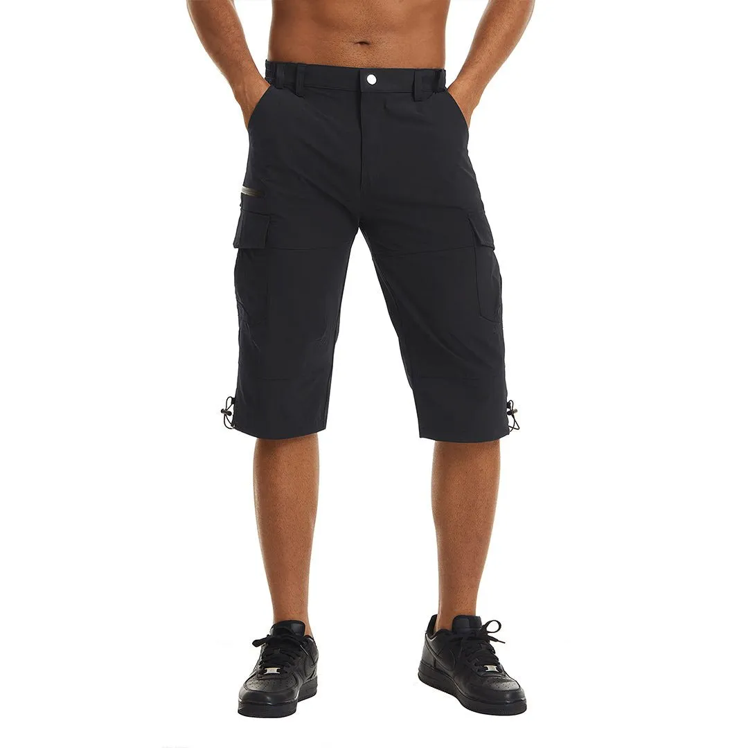 Men's Hiking Shorts 3/4 Quick-Dry Cargo Shorts