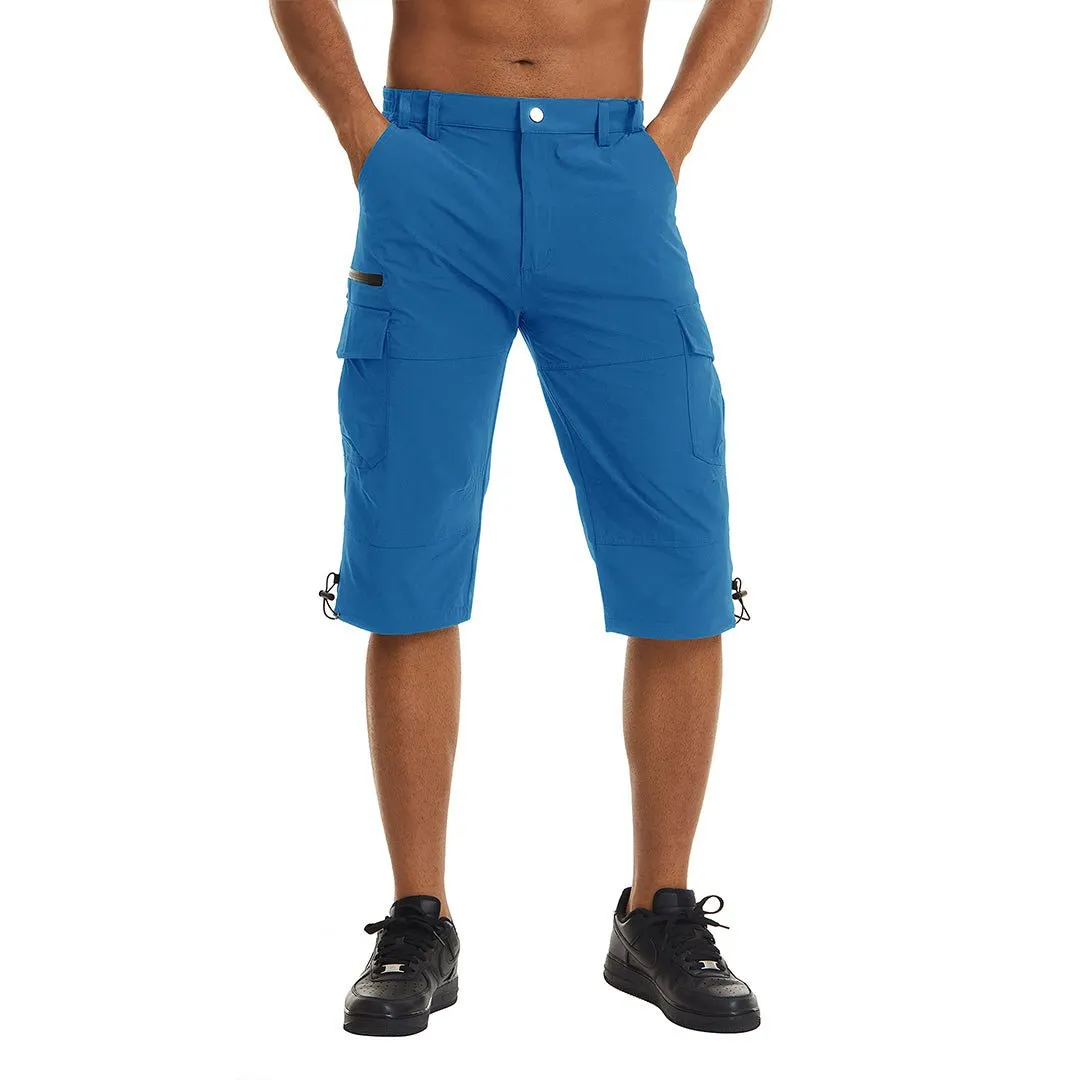 Men's Hiking Shorts 3/4 Quick-Dry Cargo Shorts