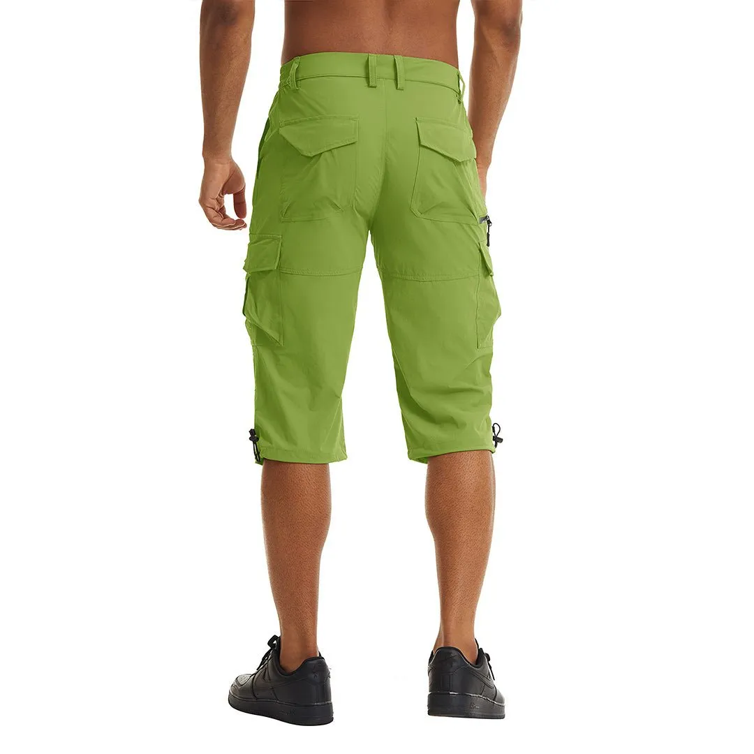 Men's Hiking Shorts 3/4 Quick-Dry Cargo Shorts