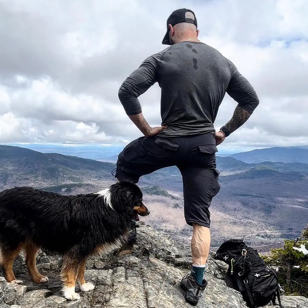 Men's Hiking Shorts 3/4 Quick-Dry Cargo Shorts