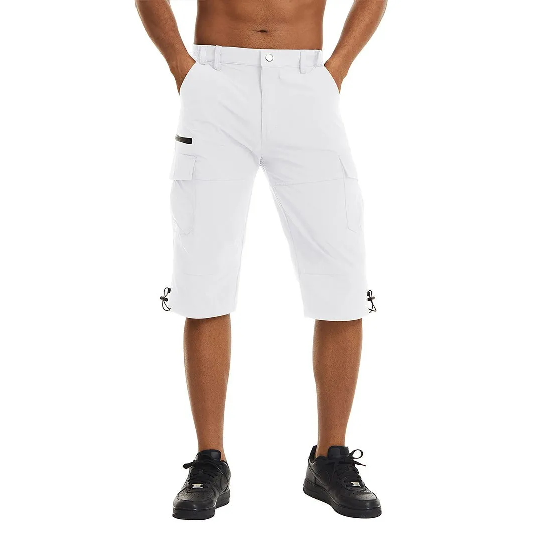 Men's Hiking Shorts 3/4 Quick-Dry Cargo Shorts