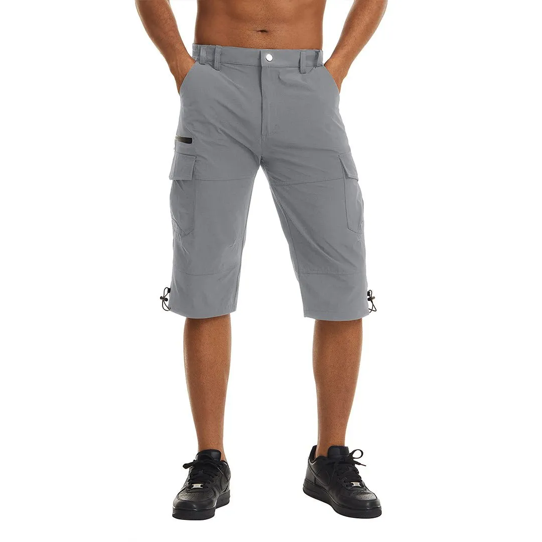 Men's Hiking Shorts 3/4 Quick-Dry Cargo Shorts