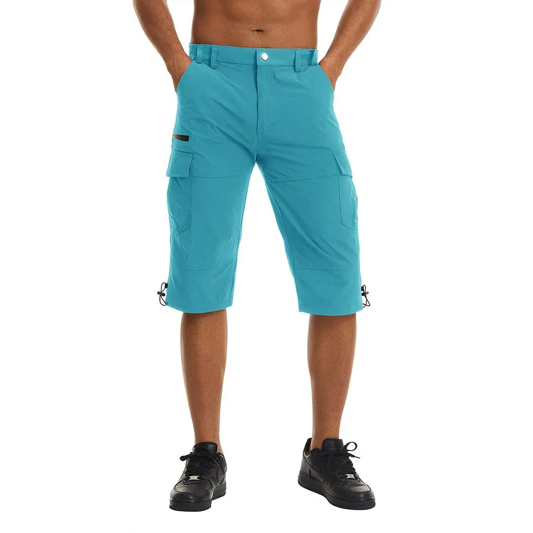 Men's Hiking Shorts 3/4 Quick-Dry Cargo Shorts