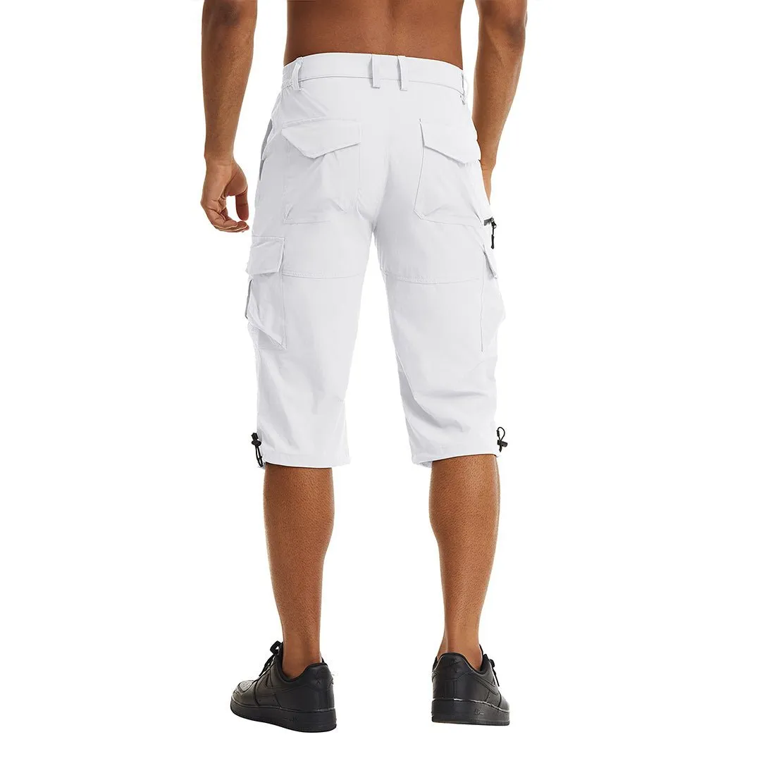 Men's Hiking Shorts 3/4 Quick-Dry Cargo Shorts