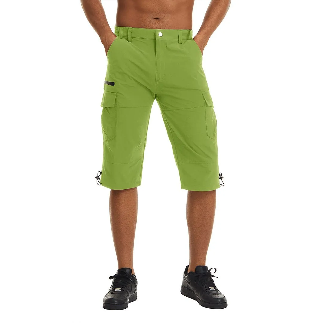 Men's Hiking Shorts 3/4 Quick-Dry Cargo Shorts