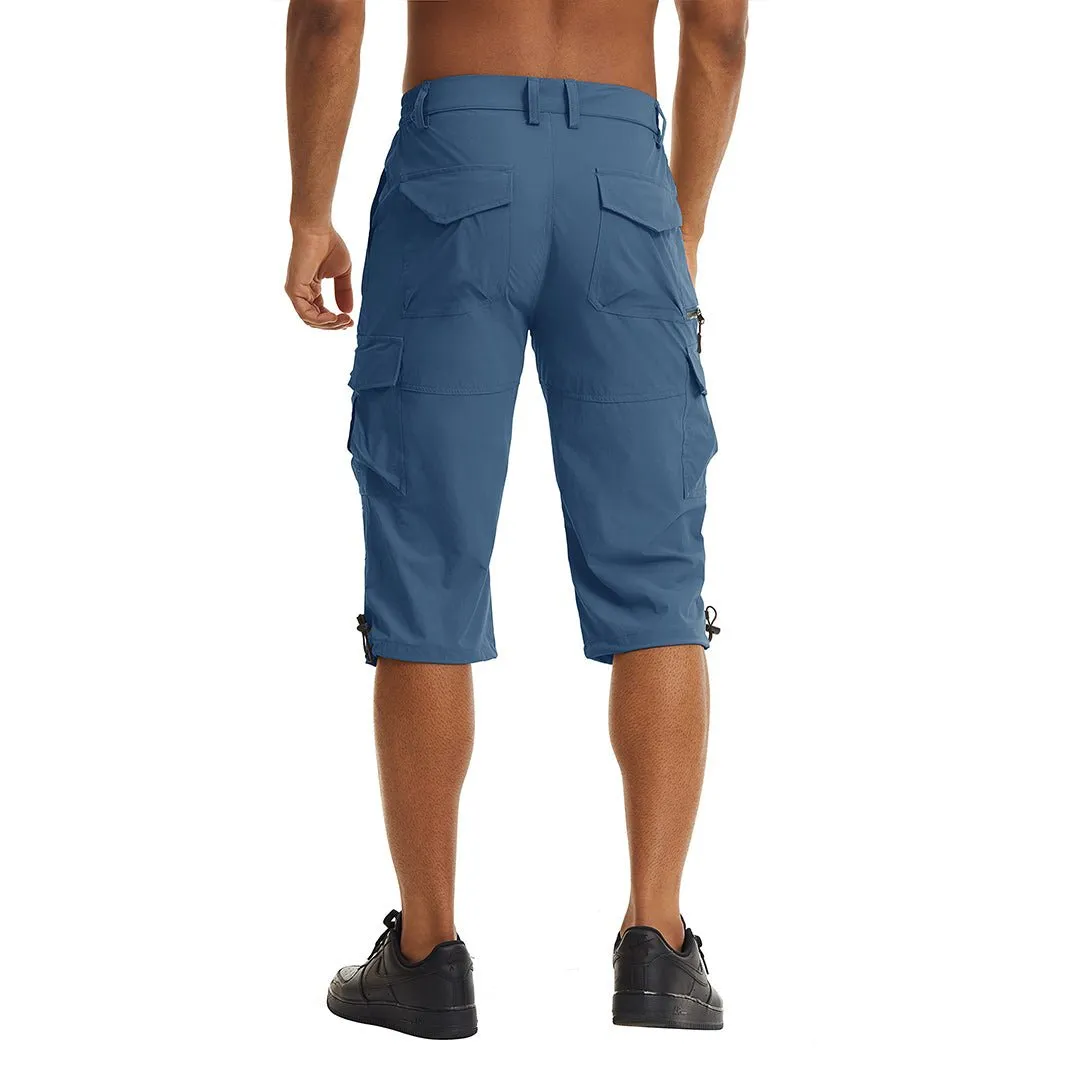 Men's Hiking Shorts 3/4 Quick-Dry Cargo Shorts
