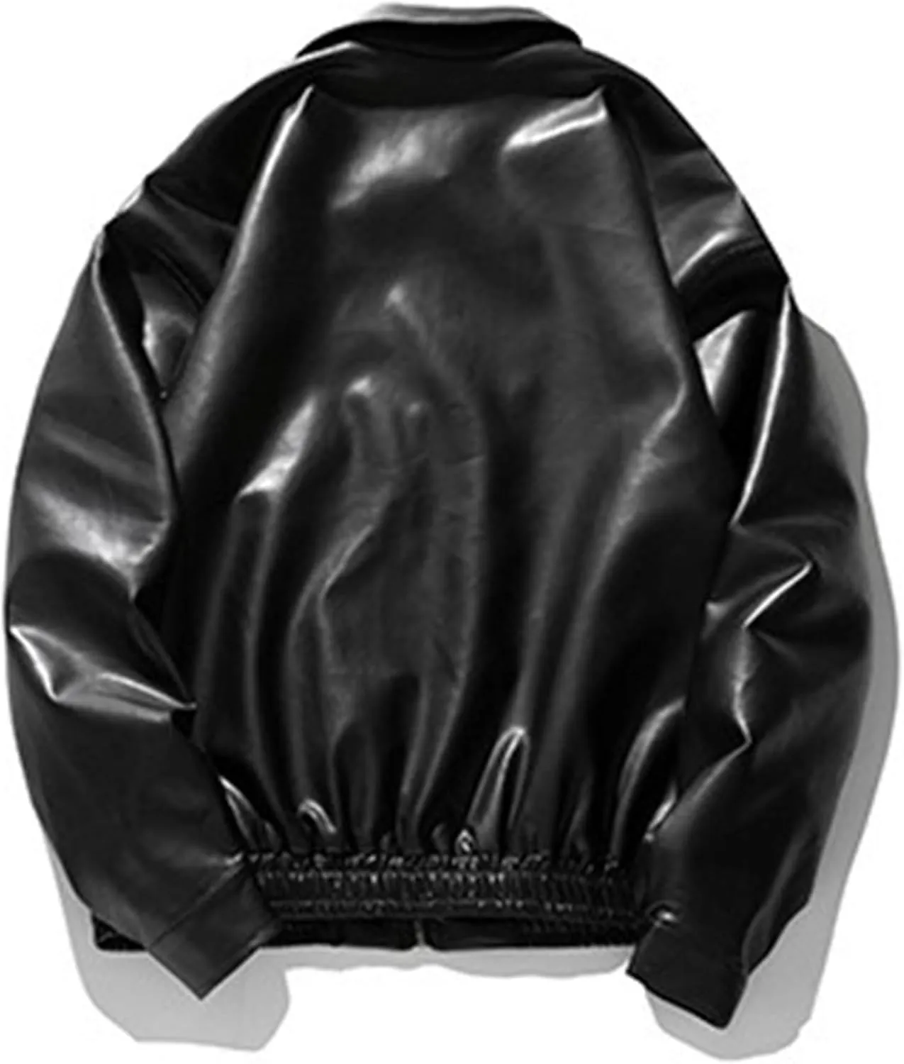 Men's Leather Jacket Male Fashion Moto Biker Jackets Autumn Faux PU Coat Hip Hop Leather Oversize Streetwear