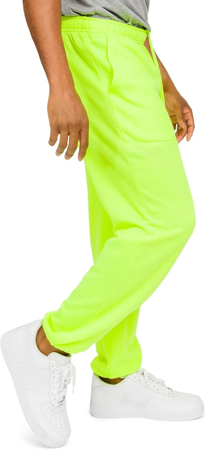 Men's Lightweight Fleece Drawstring Elastic Cuff Sweatpants