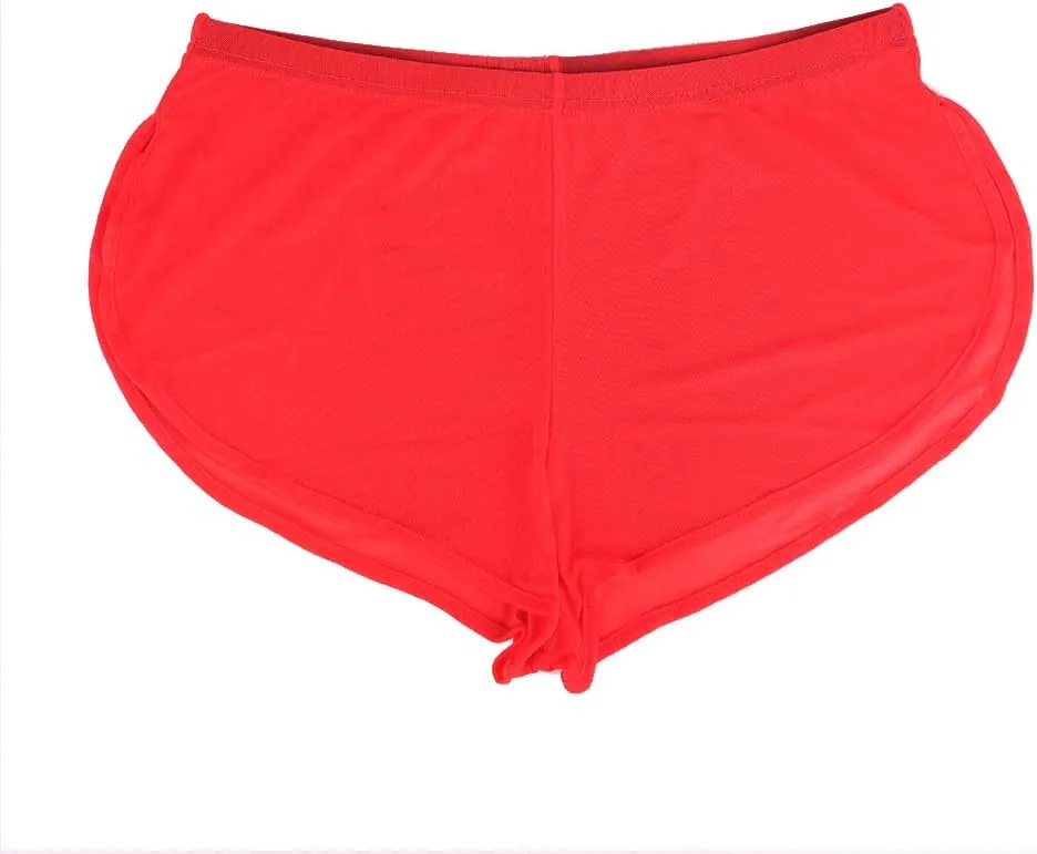 Mens Mesh Shorts See Through with Large Split Sides Active Boxers Underwear