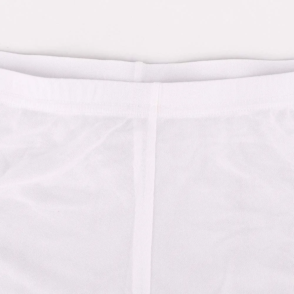 Mens Mesh Shorts See Through with Large Split Sides Active Boxers Underwear