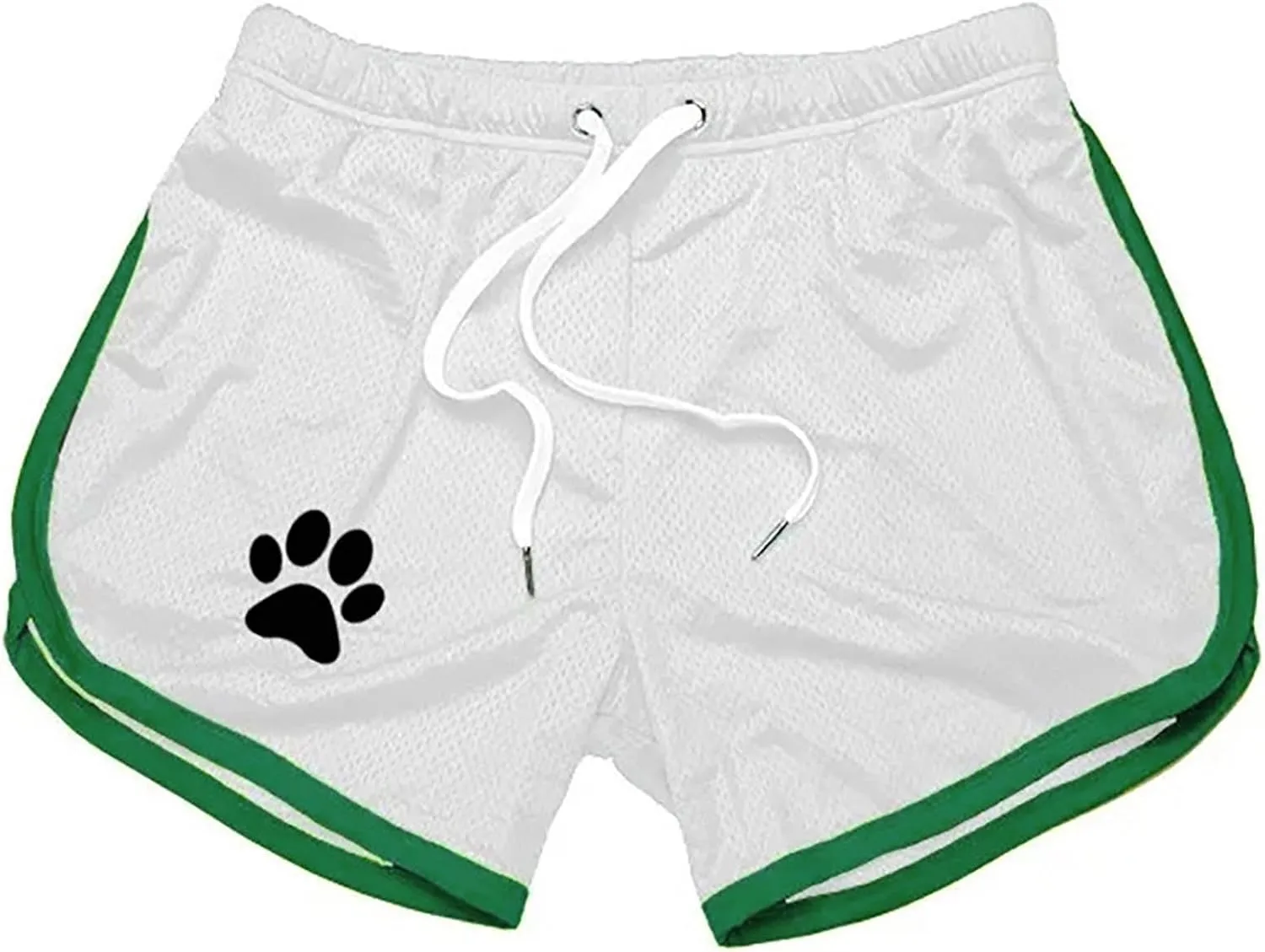 Men's Running Shorts Summer Casual Drawstring Beach Shorts Gym Workout Athletic Sports Shorts with Pockets