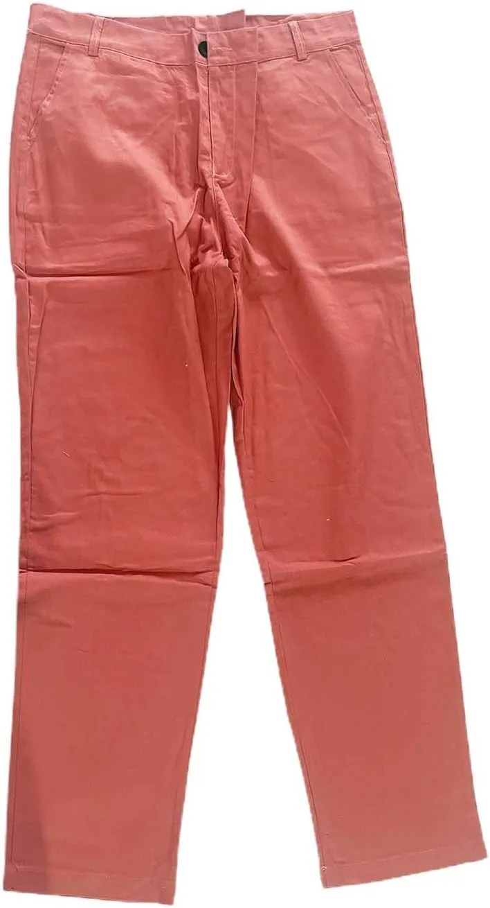 Mens Slim Fit Casual Stretch Khaki Pants with Pockets Straight Flat-Front Golf Slacks for Men Breathable Chinos Dress Pants