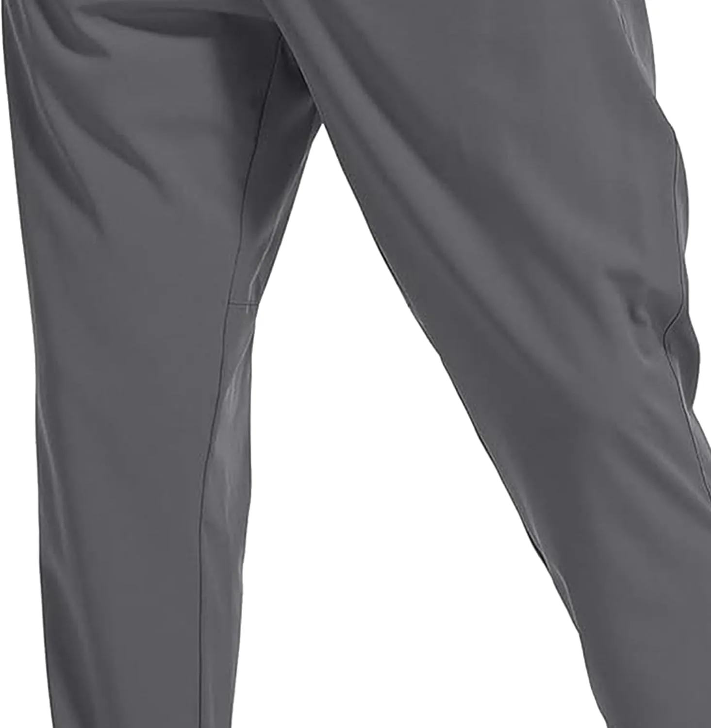 Men's Slim Fit Stretch Hiking Pants Drawstring Casual Jogger Trousers Elastic Waist Outdoor Summer Pants