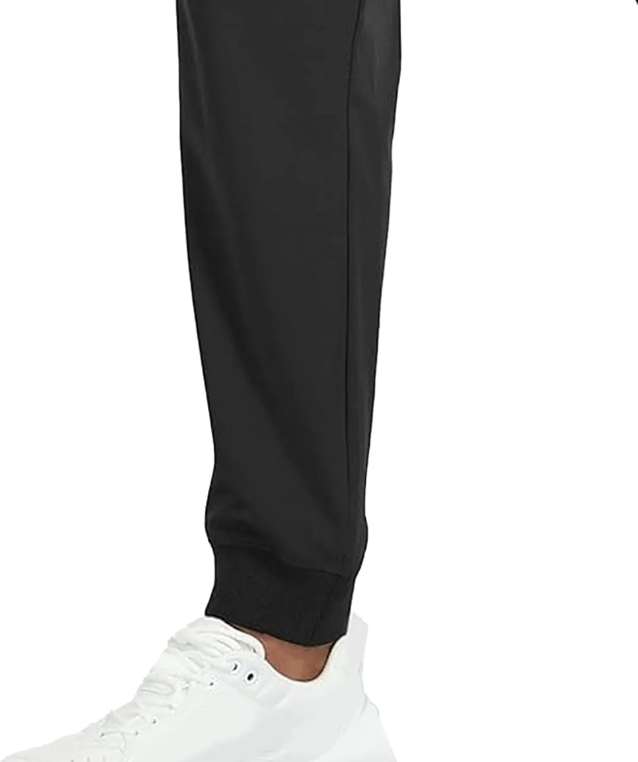 Men's Slim Fit Stretch Hiking Pants Drawstring Casual Jogger Trousers Elastic Waist Outdoor Summer Pants