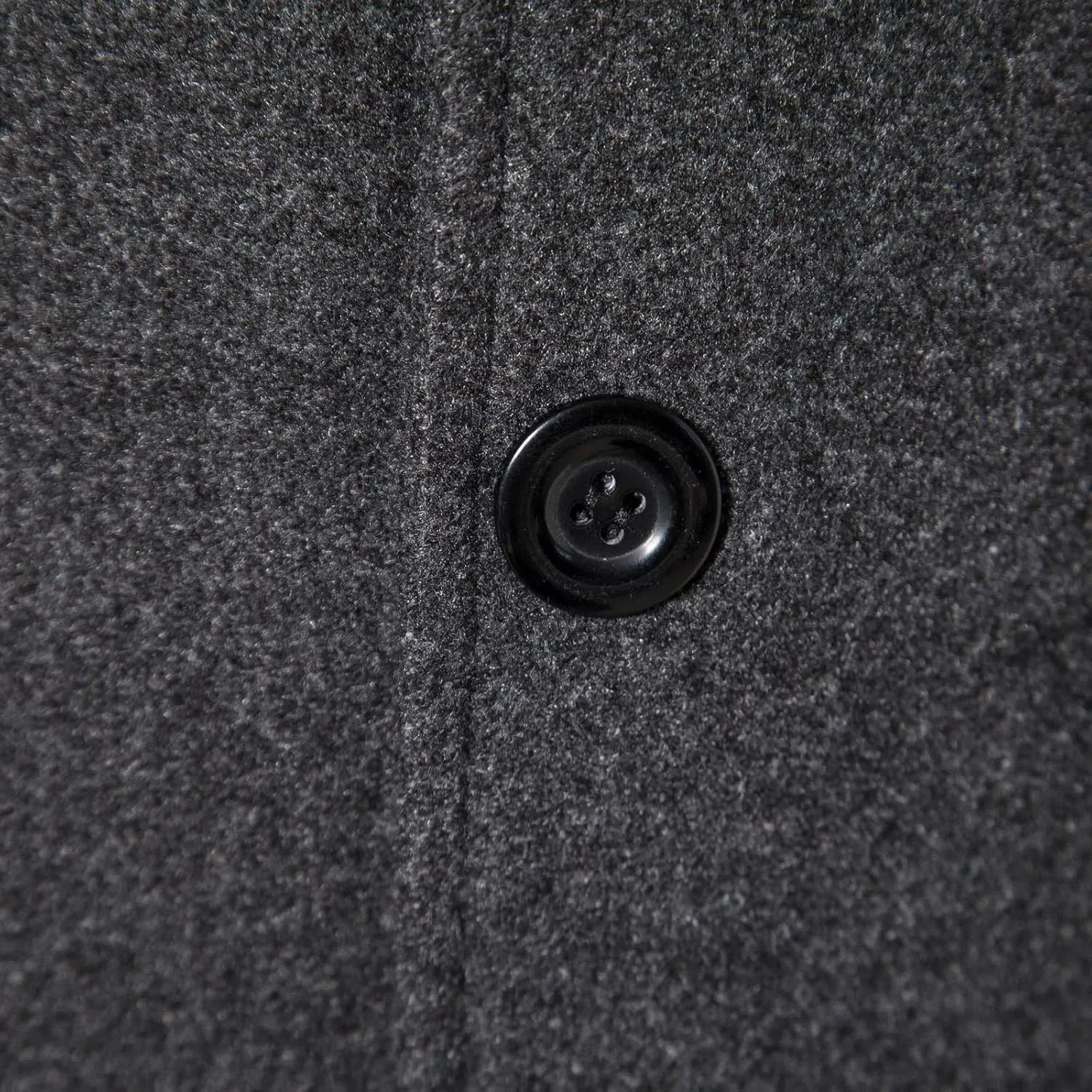 Mens Trench Coat Notch Lapel Single Breasted Pea Coat Wool Blend Winter Warm Overcoat Winter Chunky Warm Overcoats