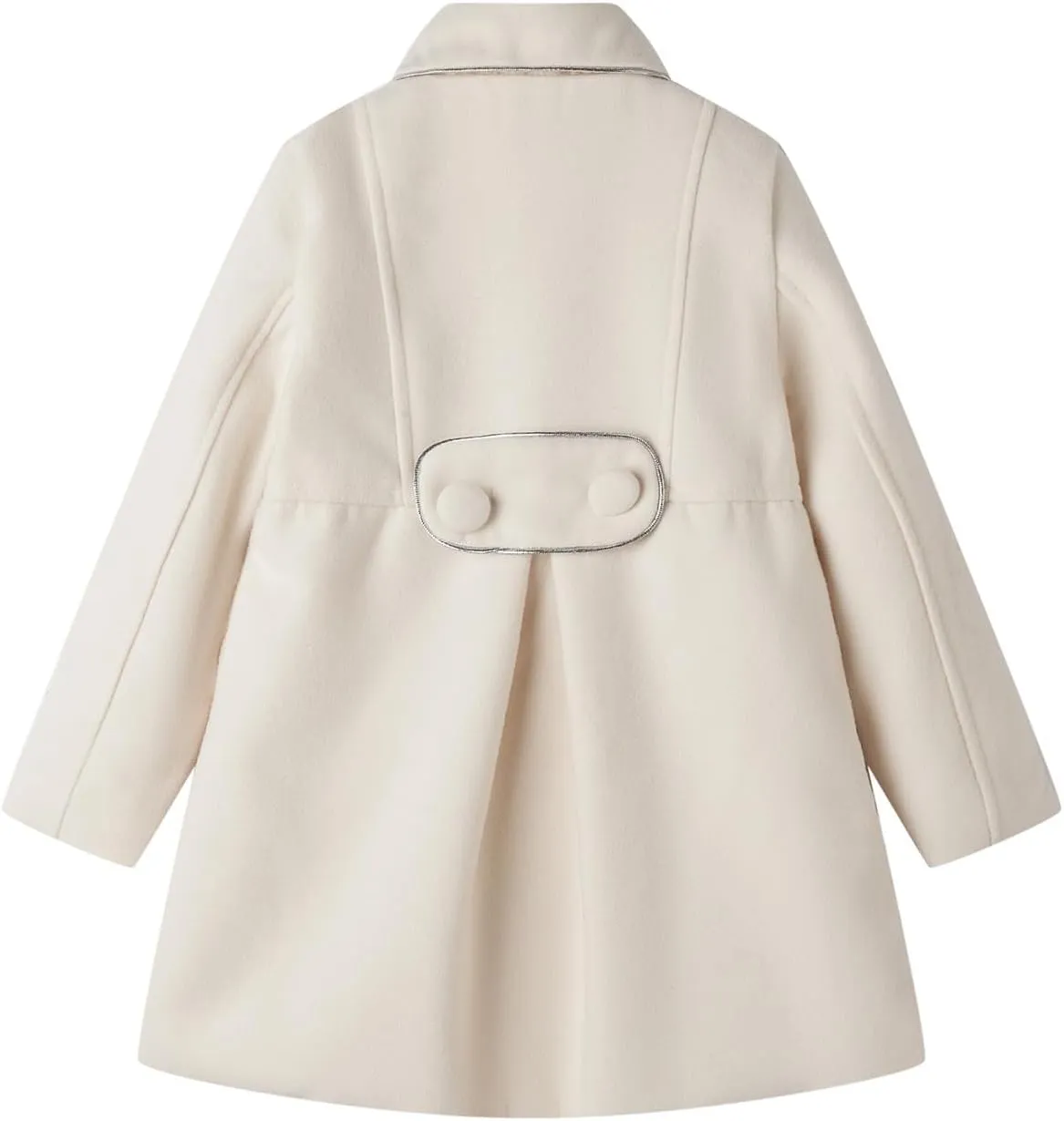 Mud Kingdom Girls Peacoat Dress Coat Faux Wool Lapel Outerwear