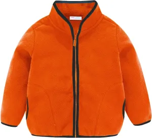 Mud Kingdom Unisex Kids Fleece Jacket Printing Zip Up