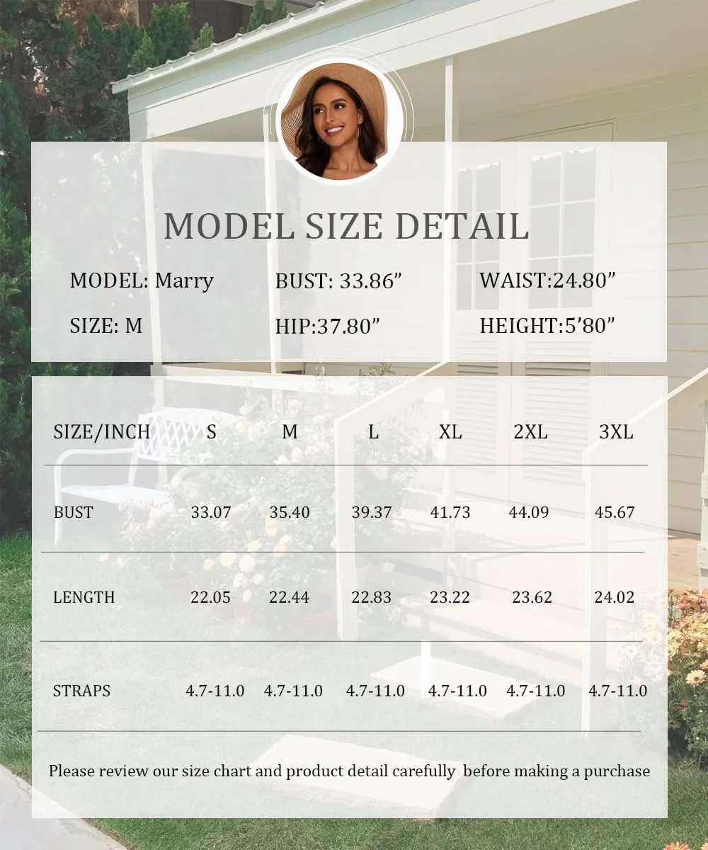 My Sky Tank Tops for Women Summer Sleeveless Adjustable Pleated Spaghetti Straps Camisole Loose Fit Casual Flowy Basic Tops