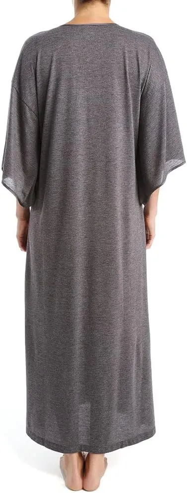 N Natori Congo Caftan Dress for Women, Kimono Dress Mumu Sleepshirt
