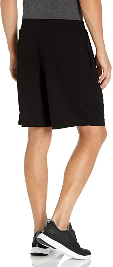 New Amazon Essentials Men’s Loose-Fit Performance Shorts, Black, Sz L!