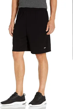 New Amazon Essentials Men’s Loose-Fit Performance Shorts, Black, Sz L!