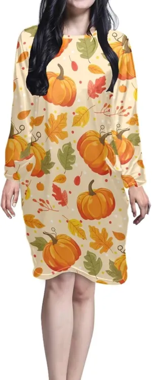 Nightgowns for Womem Soft Long Sleeve Nightshirts Sleep Dress Plus Size Sleep Shirt Pajama Gown