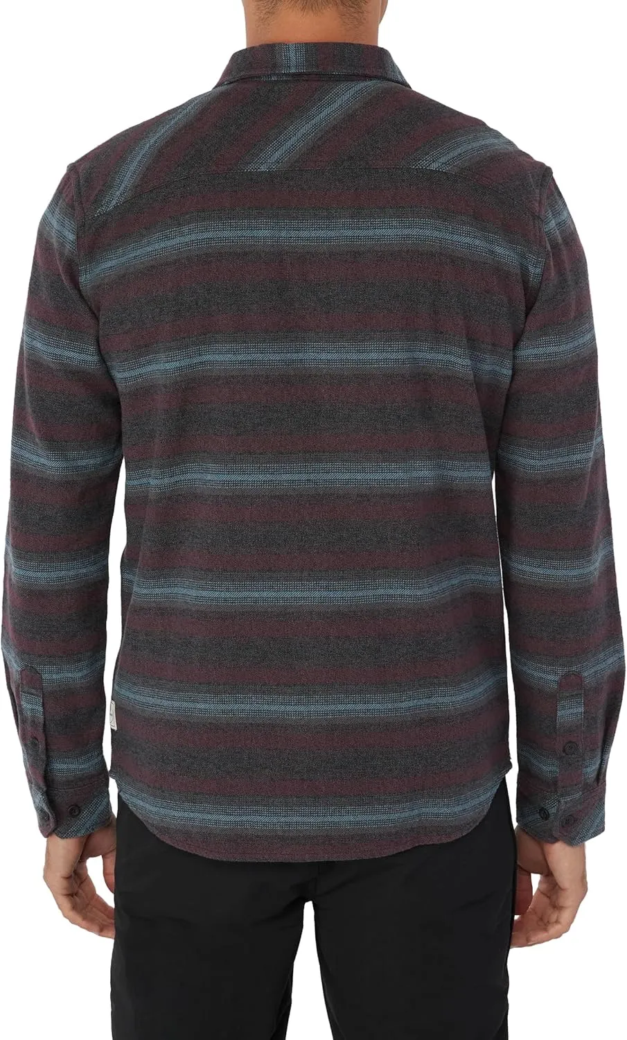 O'NEILL Men's Plaid Stretch Flannel - Long Sleeve Flannel Shirt for Men - Casual Button-Up Shirt