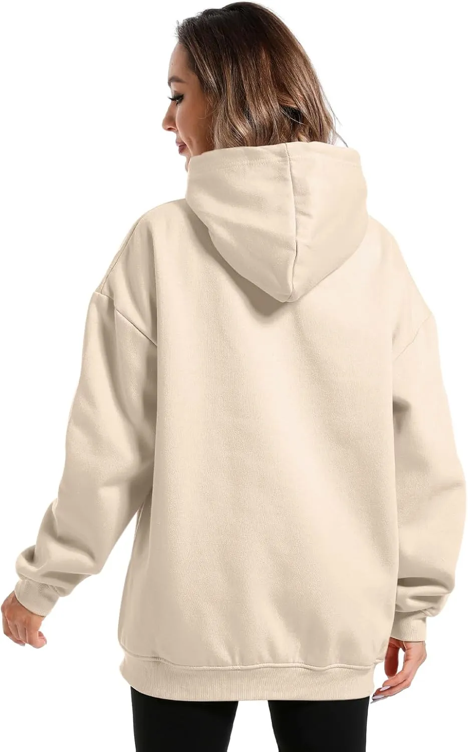 Oversized Cute Mushroom Dino Print Hoodies for Womens Kawaii Cartoon Sweatshirt Teen Girls Cotton Fleece Sweaters