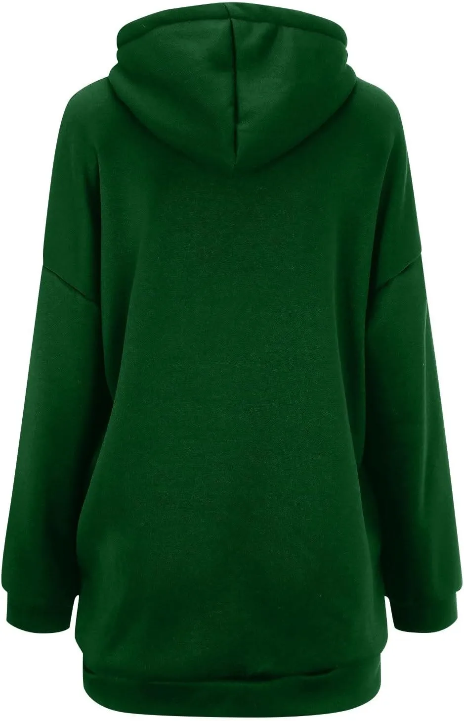 Oversized Zip Up Hoodies for Women Plus Size Long Fleece Jacket Casual Long Sleeve Cute Sweatshirts with Pockets