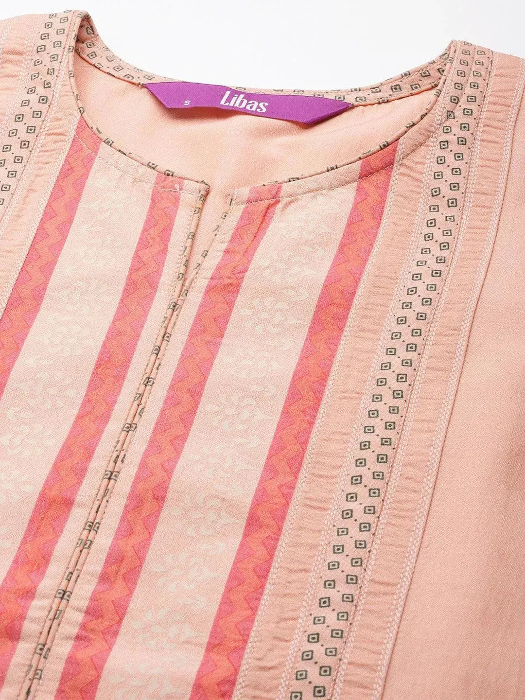 Pink Yoke Design Silk Blend Straight Kurta With Dupatta