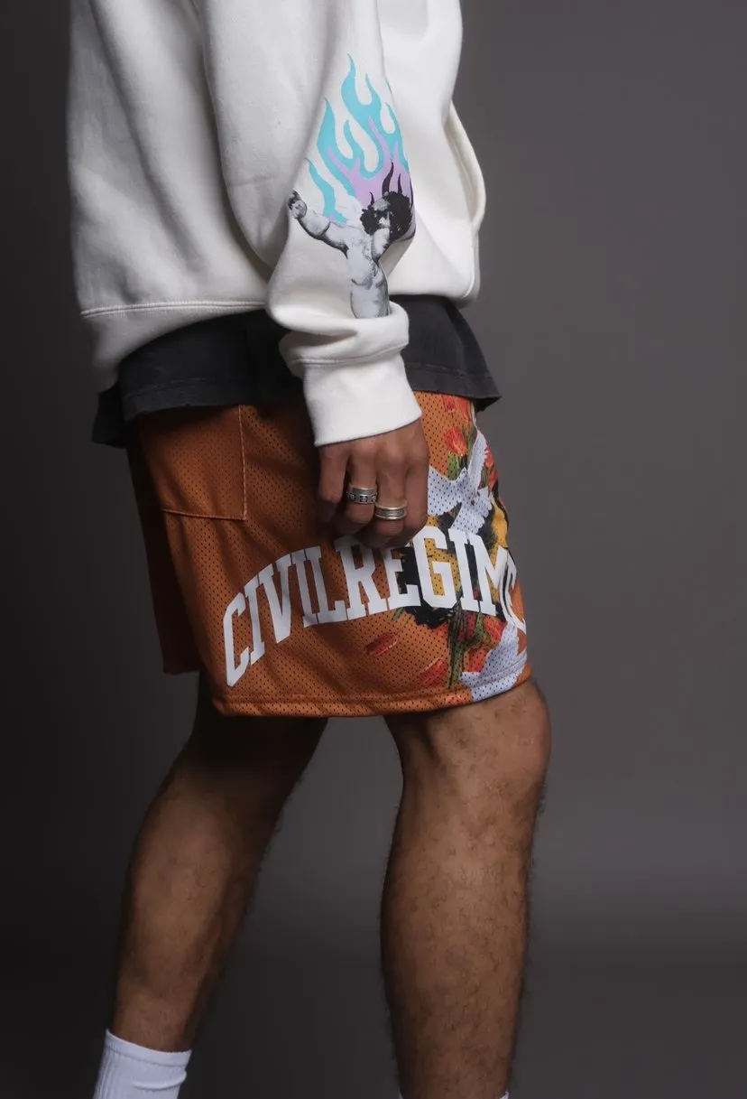 Printed Quick Dry Sportswear Shorts