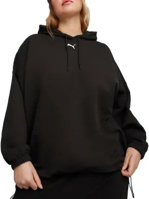 PUMA Womens Dare To Oversized Hoodie Casual Outerwear Casual - Black - Size L