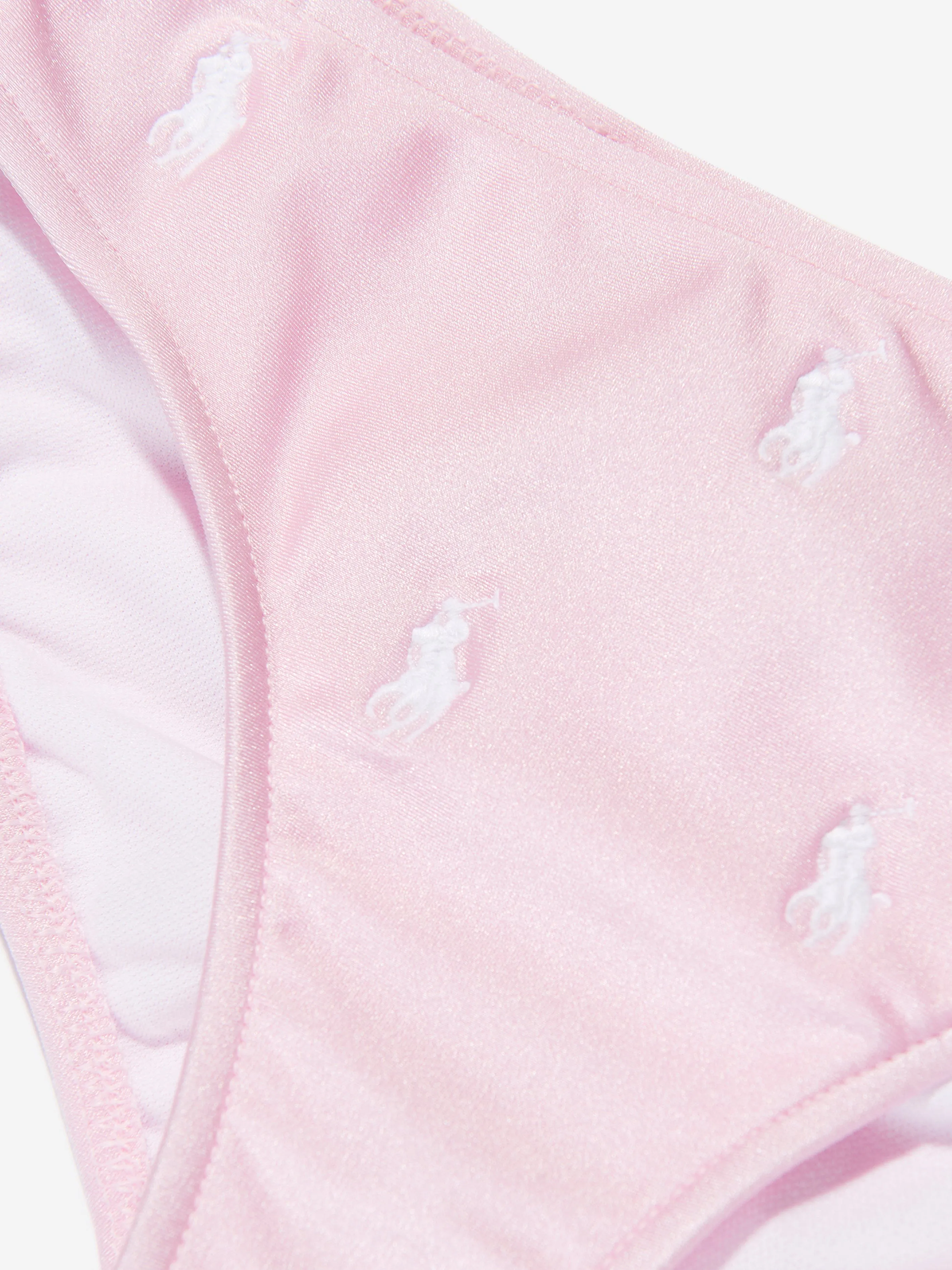 Ralph Lauren Girls Logo Bikini in Pink