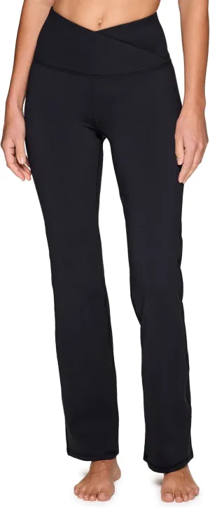 RBX Active Flare Legging for Women, Crossover Waistband Squat Proof Bootcut Flared Yoga Pant for Workouts, Loungewear