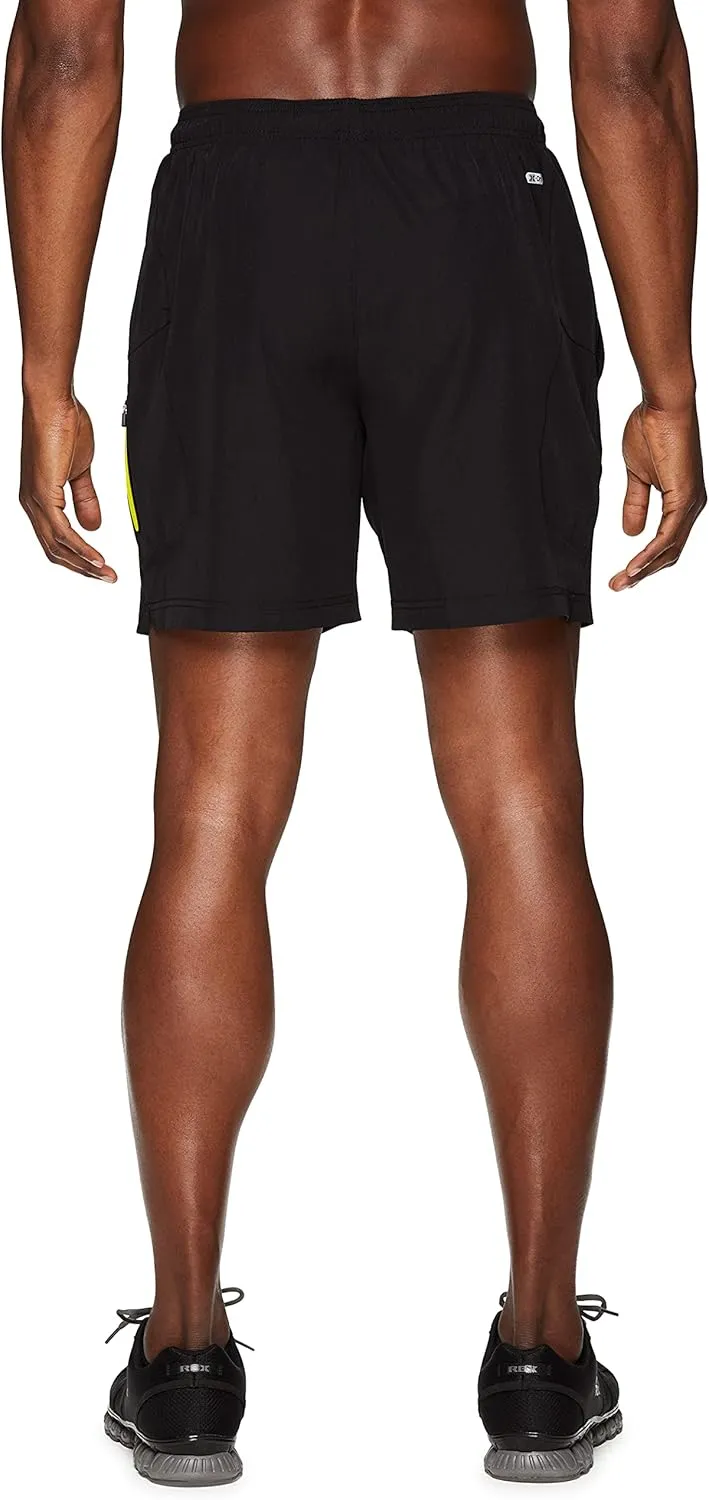 RBX Active Men's 9-Inch Inseam Stretch Woven Athletic Basketball Gym Shorts with Pockets