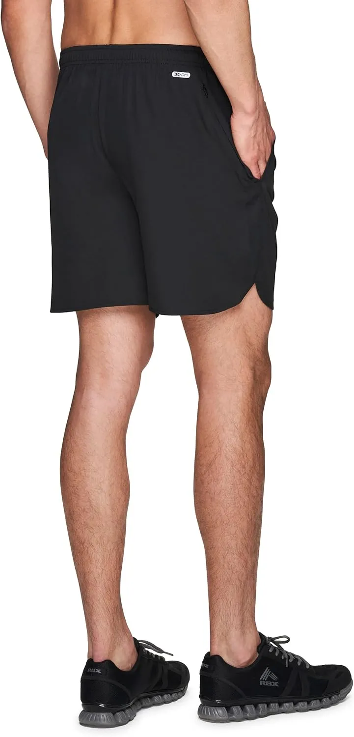 RBX Active Men's 9-Inch Inseam Stretch Woven Athletic Basketball Gym Shorts with Pockets
